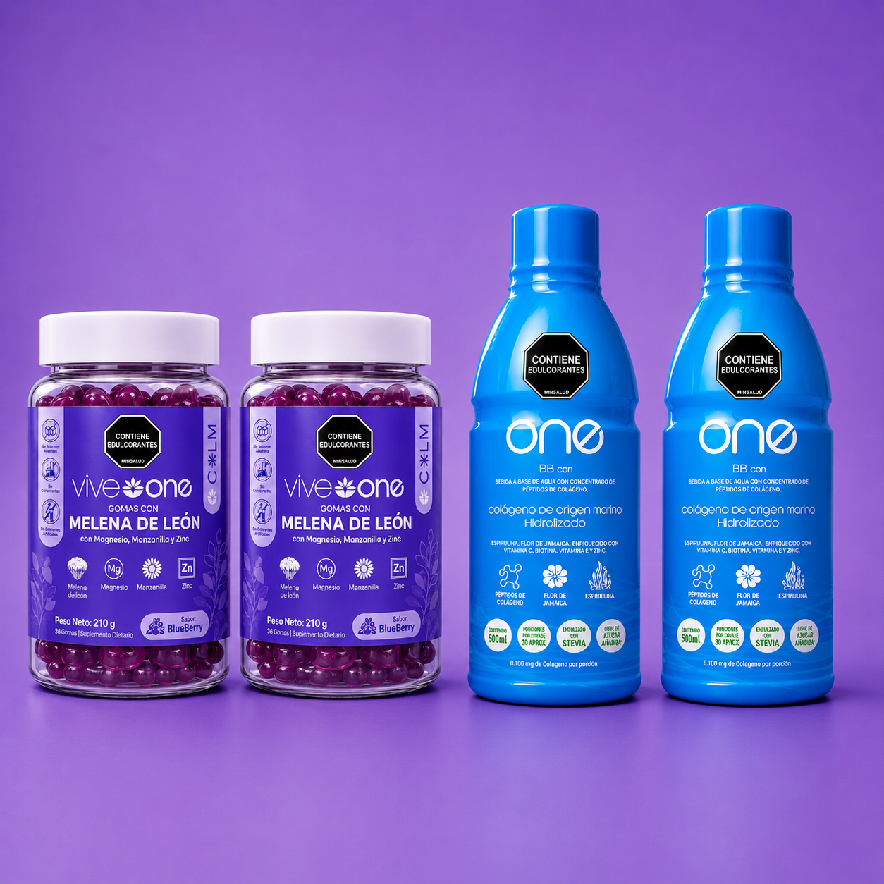 Combo Bienestar · Calma mental + Nutrición de piel | 2 meses