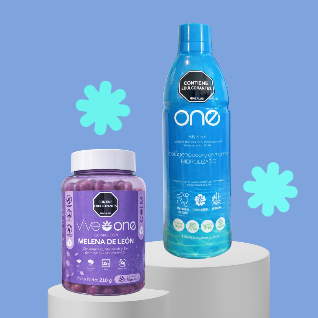 1 vive  Calm + 1 Colágeno One: Calma mental + nutrición diaria