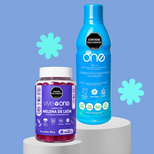 Combo Bienestar · Calma mental + Nutrición de piel | 1 mes