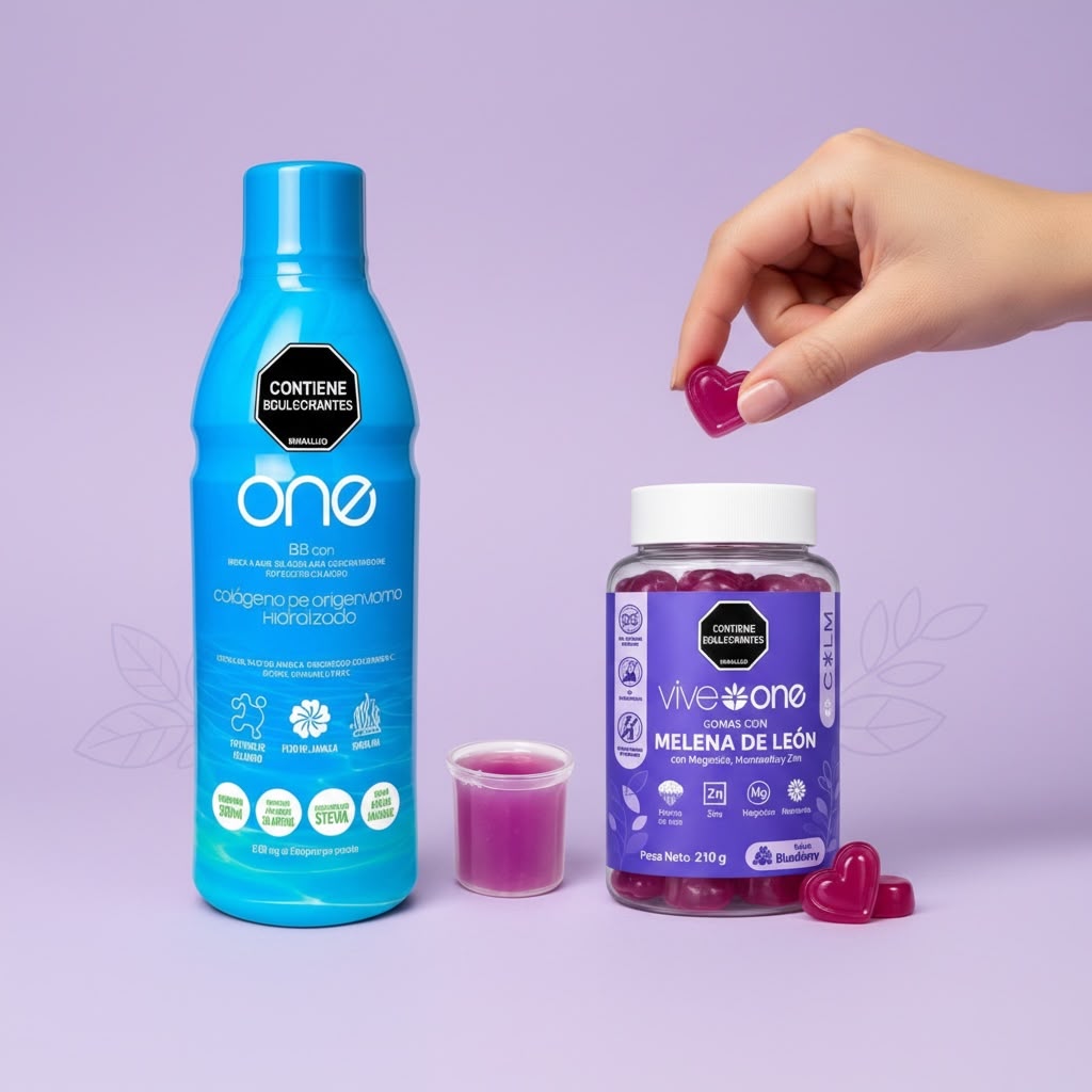 Combo Bienestar · Calma mental + Nutrición de piel | 1 mes