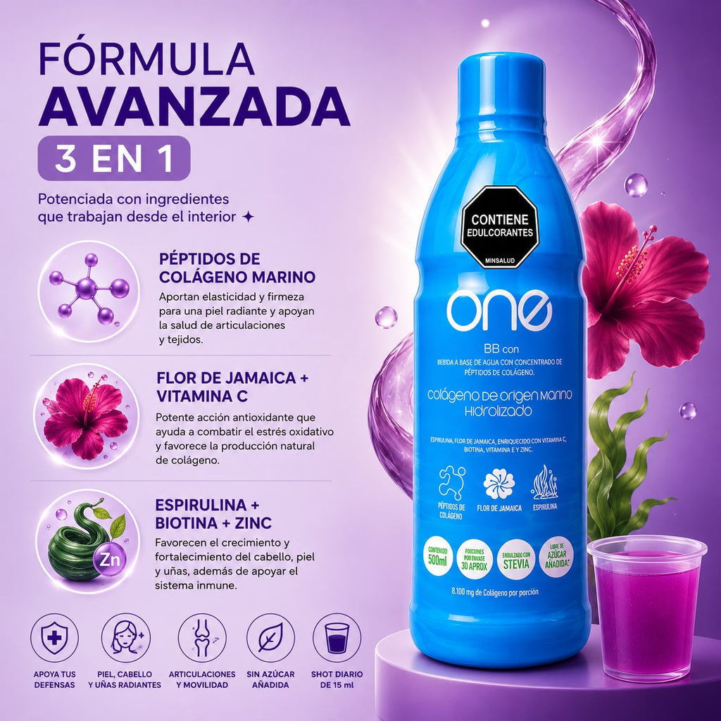 Colágeno One · Piel, cabello y uñas | 1 unidad