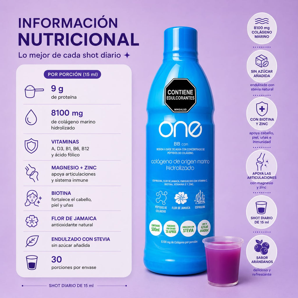 Colágeno One · Piel, cabello y uñas | 1 unidad
